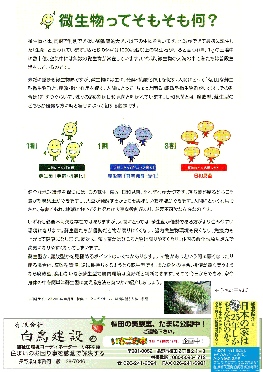 しらとリビア　白鳥建設ニュースレター　161号　No3