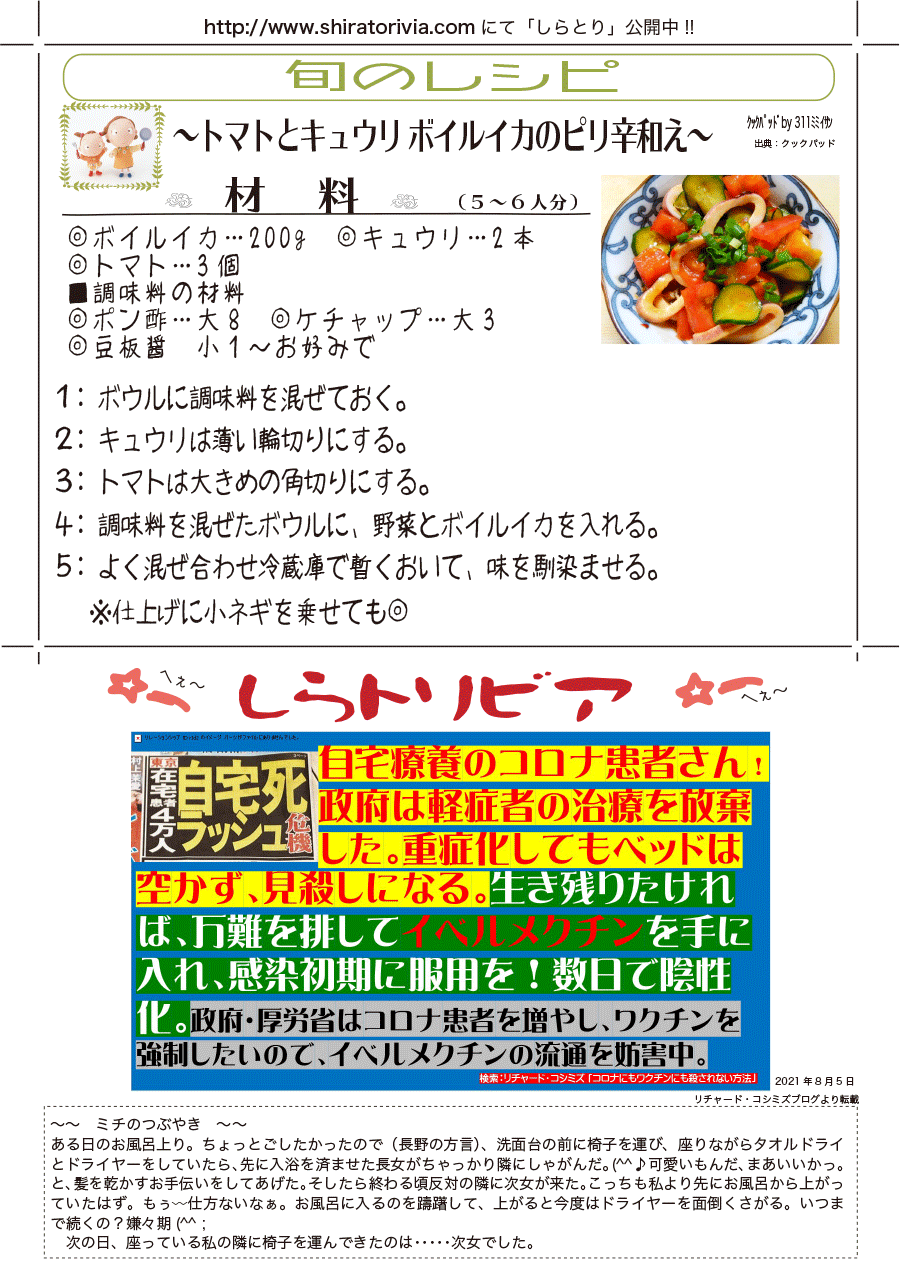 しらとリビア　白鳥建設ニュースレター　184号　No4