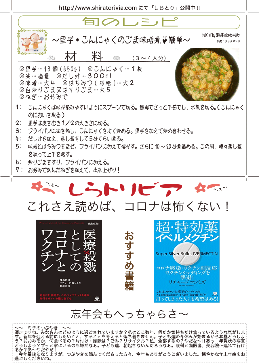 しらとリビア　白鳥建設ニュースレター　188号　No4