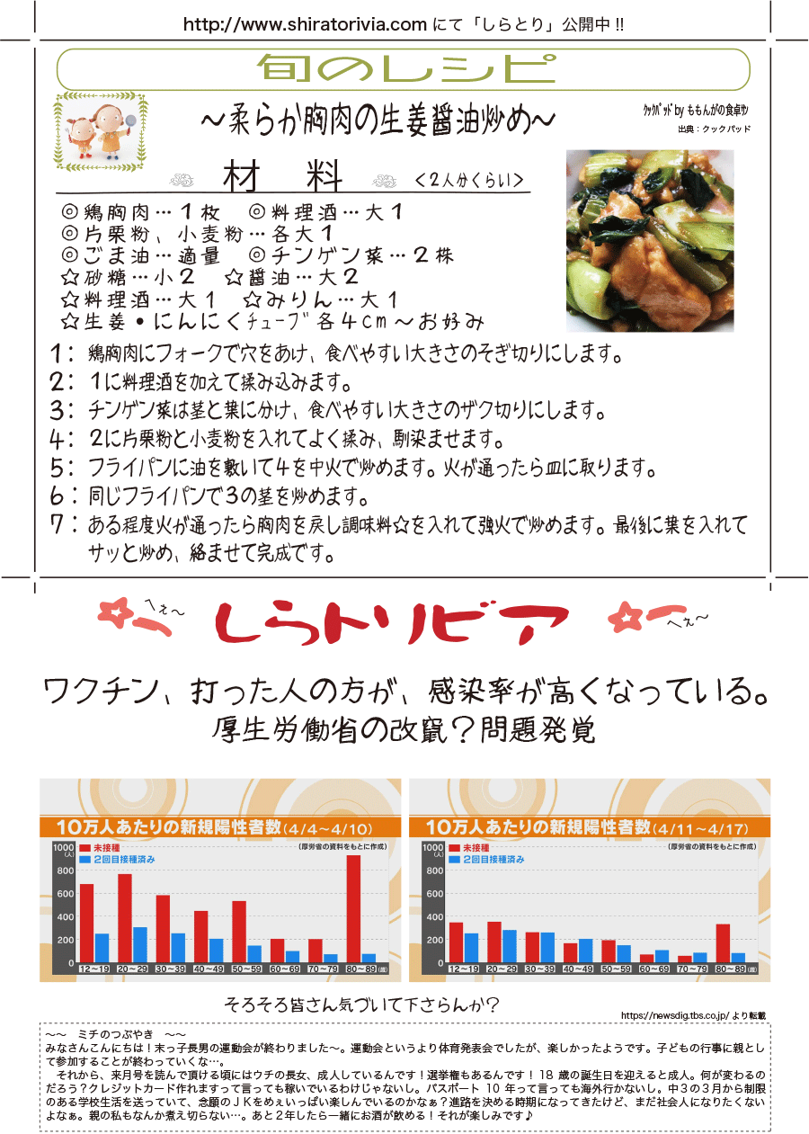 しらとリビア　白鳥建設ニュースレター　194号　No4