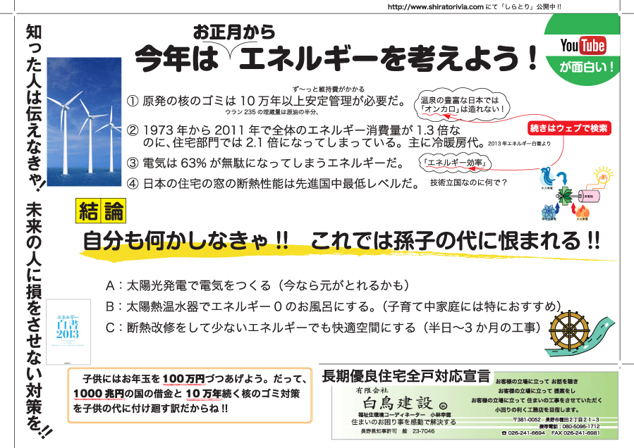 しらとリビア　白鳥建設ニュースレター　93号　No2